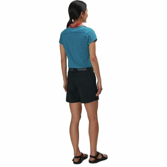 Womens M New NWT Columbia Black Hike Shorts Pockets River UPF 50 Trail Camping - Picture 3 of 7